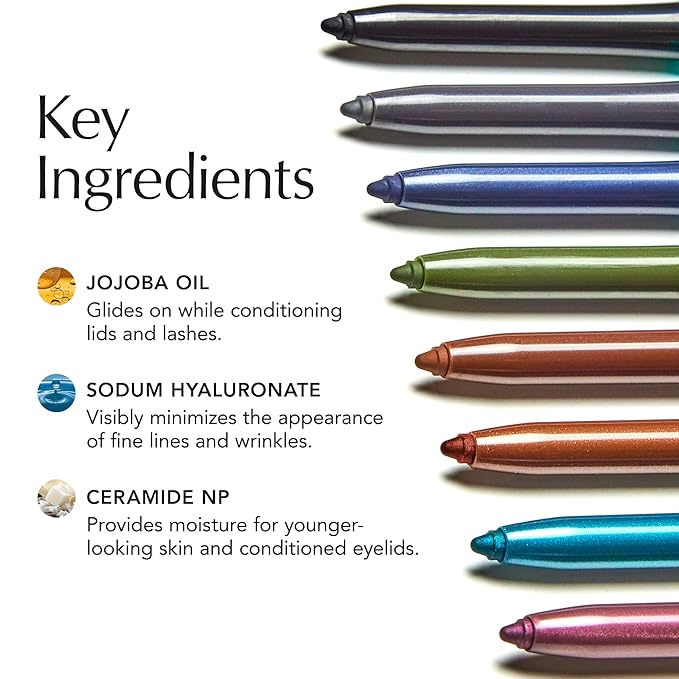 Thrive Causemetics Infinity Waterproof Eyeliner Pencil, Built In Sharpener & Smudge Tip, Long Lasting, Smudge Proof, Hyaluronic Acid & Shea Butter, Vegan & Cruelty Free, Lizzie (Moss Green Matte)