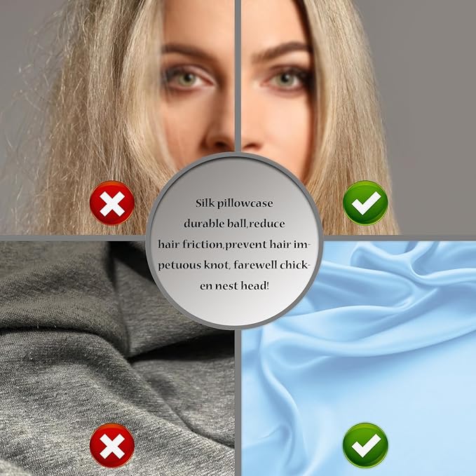 Mulberry Silk Pillow Cases Standard Size Silk Pillowcase with Zipper Soft Breathable Smooth Cooling Satin Silk Pillow Covers for Sleeping for Hair and Skin (Sky Blue,20"X 26",1Pcs)