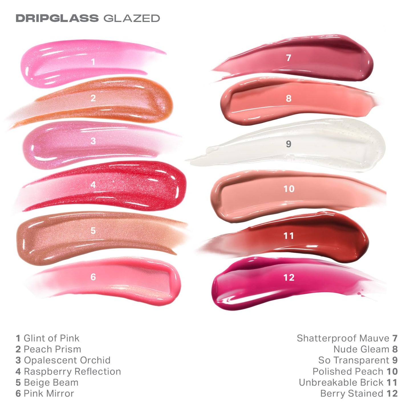 Morphe Dripglass High Shine Lip Gloss - Glazed, Semi-Sheer & Nourishing Lip Makeup - Buildable Formula Infused with Plant-Derived Squalane & Vitamin E - Peach Prism (0.13 oz)