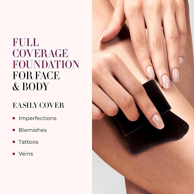 LUMINESS Spray Airbrush Foundation Makeup, Shade 050 - Lightweight, Full Coverage Foundation for Face, Neck & Body - Water-Based Concealer for Seamless Blending, Natural-Looking Finish, 2.36 fl oz