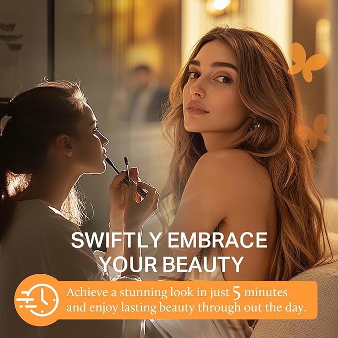 DOORES Real Human Hair Extensions, Light Dark Brown, 16 Inch 110g 7pcs, Clip in, Seamless, Remy, Invisi Edge, Straight