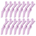 Ondder 14 Pcs Purple Alligator Hair Clips for Styling Sectioning Larger Salon Pro Barber Hair Clips for Coloring Cutting Big Alligator Clips for Hair Styling Accessories for Women Men