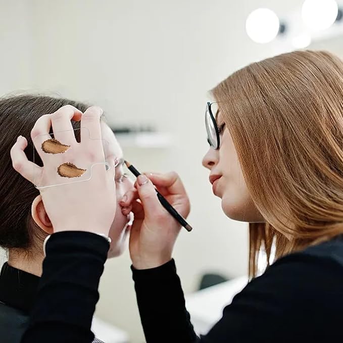 yueton 2SET Handheld Square Color Palette Acrylic Color Palette Beauty Color Palette Beauty Concealer Plate Liquid Foundation Color Palette Nail Art Transparent Palette for Makeup Foundation