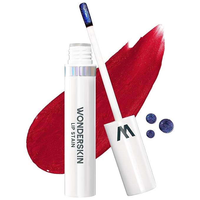 Wonderskin Wonder Blading All Day Lip Stain Peel Off Masque - Long Lasting, Waterproof and Transfer Proof Red Lip Tint, Matte Finish Peel Off Makeup (Divine Masque)