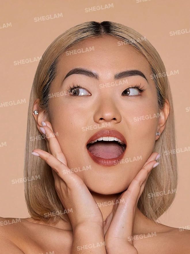 SHEGLAM SKin-Focus Full Coverage Powder Foundation Oil-Control Lightweight Face Pressed Powder Makeup-Butterscotch