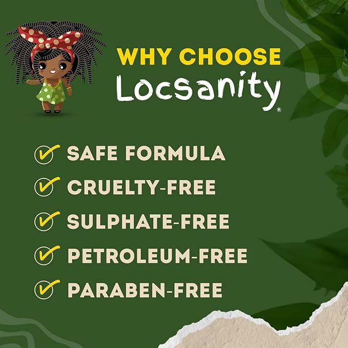 Locsanity Daily Moisturizing Spray for Dull, Dry Locs - Jumbo Size Passion Fruit Hair and Scalp Moisturizer for Dreadlocks, Sisterlocks, Microlocks, Braids to Control Oil and Frizz Passionfruit