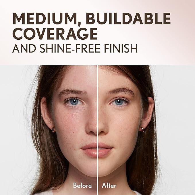 Covergirl Clean Invisible Pressed Powder, Lightweight, Breathable, Vegan Formula, Classic Ivory 110, 0.38oz