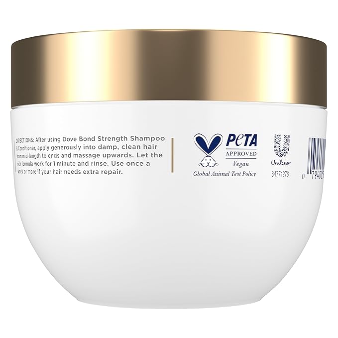 Dove Hair Bond Strength 10in1 Serum Mask for Chemically Damaged Hair with Bio-Protein Care Technology plus Peptide Complex 9.2 fl oz.