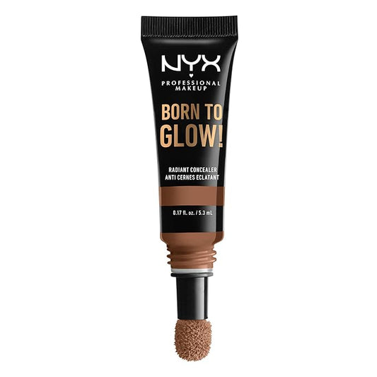 NYX PROFESSIONAL MAKEUP Born To Glow Radiant Concealer, Medium Coverage - Warm Caramel
