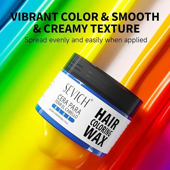 SEVICH Temporary Hair Color Wax Pink for Kids Women Men,Natural Instant Hair Wax Color,Premium Non Greasy,Easy to Wash,Travel Size,Perfect for Halloween, Children's Day,Cosplay & Parties,50g
