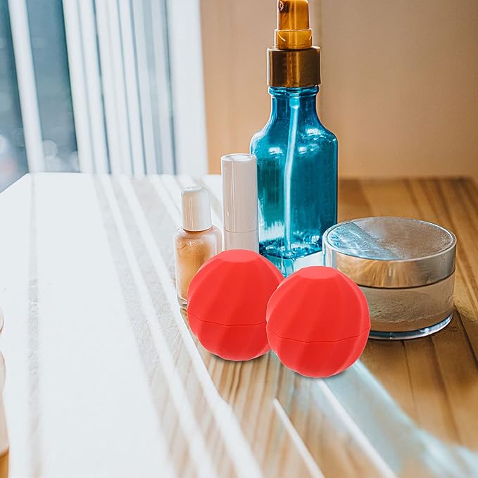 FRCOLOR Lip Balm Tubes Jar Lip Gloss 10Pcs Empty Lip Lip Balm Bottles Filling Lipstick Box Empty Lip Balm Sphere Containers Balm Sphere Containers Lip Balm Tube Refillable Lip Balm Containers