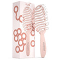 FRAMAR Vented Pink Hair Brush For Women – Flex Brush, Wet Hair Brush Detangler, Wet Hairbrush For Women, Detangle Brush, Brushes For Hair, Hairbrushes – Vented Design For Faster Drying Time