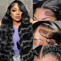AMIRTY 250 Density 13x6 Lace Front Wigs Human Hair Pre Plucked Real Virgin Human Hair Wig Invisilbe Hairline Tiny Knots Body Wave HD Lace Frontal Wigs 3X Longer Lifespan 26 Inch