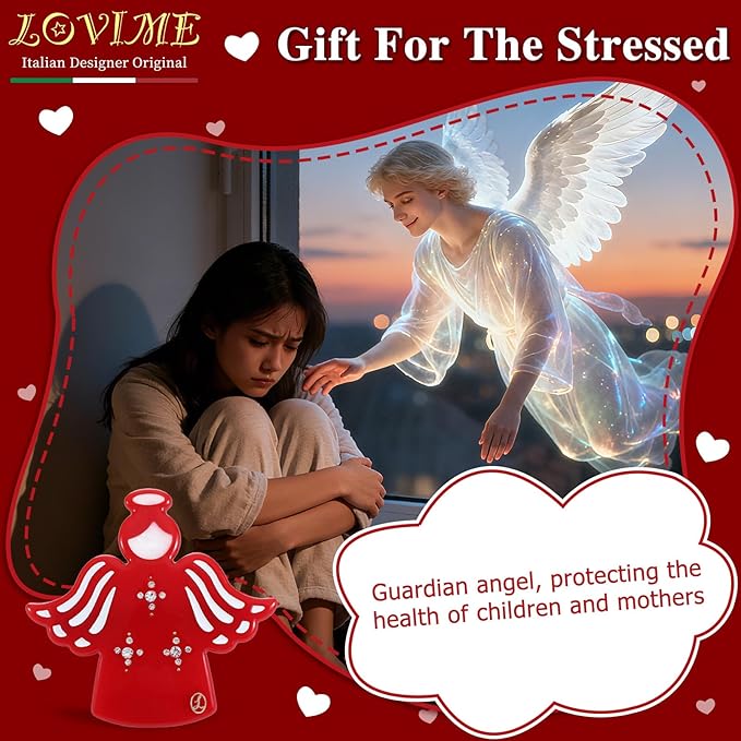 Inspirational Gifts for Women Girls "Guardian Angel" Hair Clip, Unique Gifts for Lost Loved Ones Pet Dog Mom Dad Daughter Baby Son Birthday Gifts, Christmas Christian Gifts With Gift Box