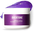 Overtone Semi Permanent Hair Color Conditioner, Vibrant Purple, 8 oz, Nourishing, Damage-Free, Color Depositing Mask for All Hair Types with Shea Butter & Coconut Oil, Vegan & Cruelty-Free