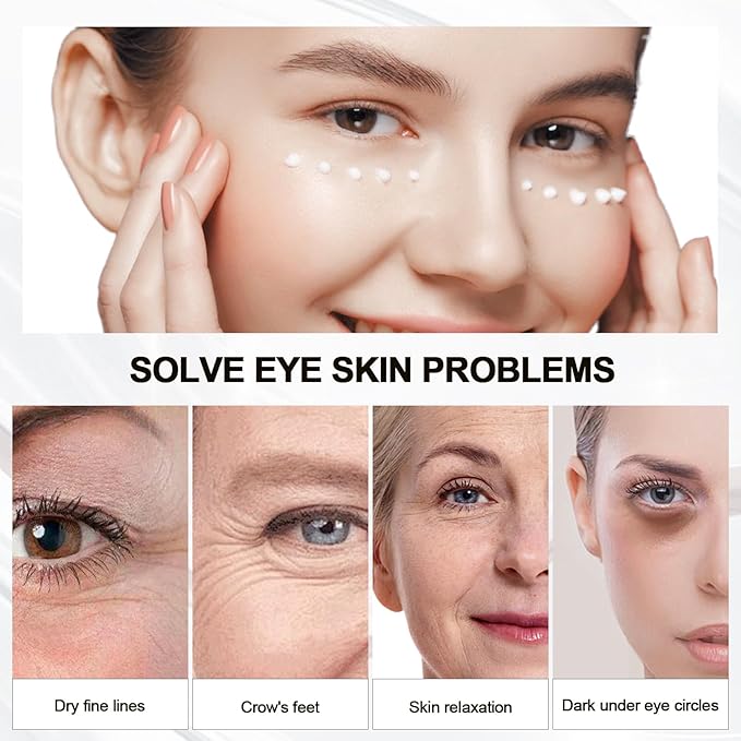 Instant Firm Eye Cream, Temporary Eye Tightener,Instant Firm Eye Tightening Cream for Firm Under Eye Firming, Reduce Fine Lines,2pcs