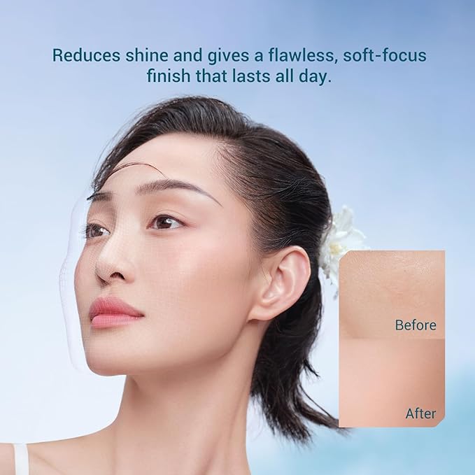 FLORASIS Breathable Loose Setting Powder, Flawless Jade Lightweight Long-Lasting Makeup Powder for Face (08 Amber)