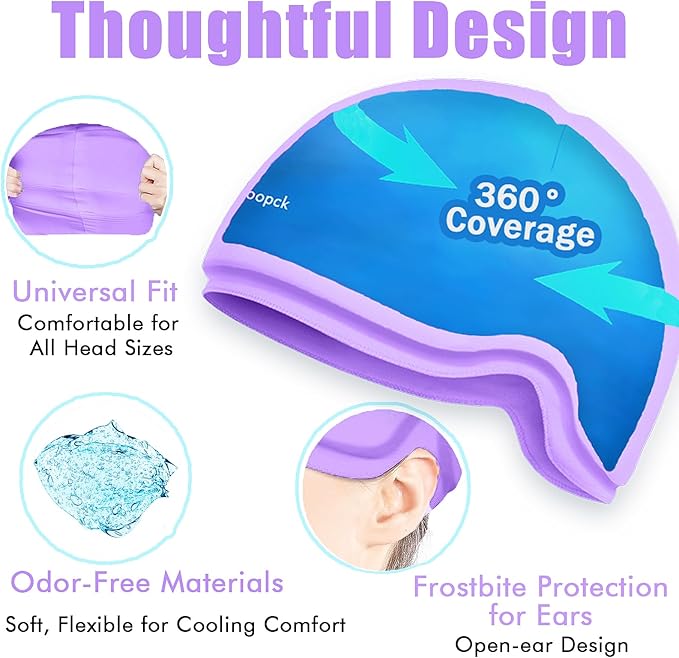 Cold Cap, Cooling Hats for Women, Purple