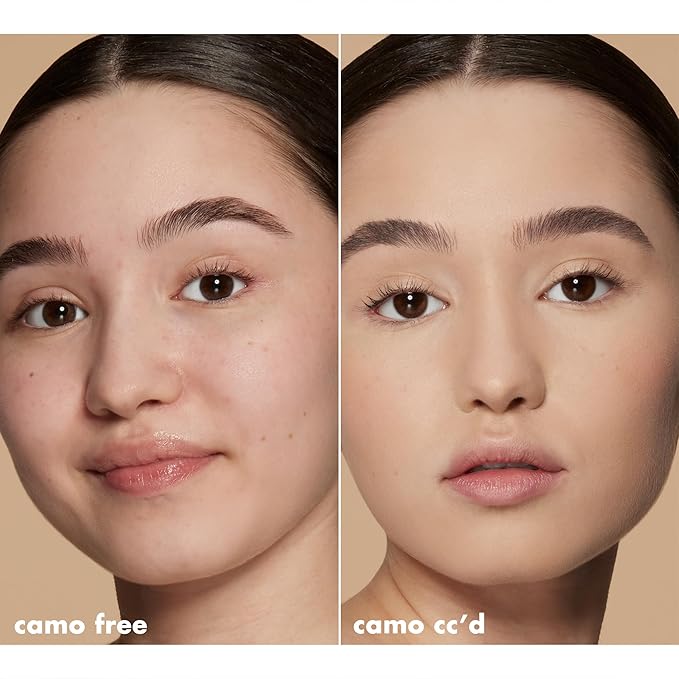e.l.f. Camo CC Cream, SPF 30 Color-Correcting Medium-To-Full Coverage Face Foundation, Delivers An Airbrushed Finish, Vegan & Cruelty-Free, Tan 460 W
