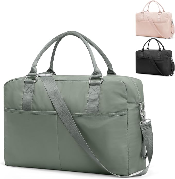 Gym Bag Womens,Travel Duffel Carry on Bag Sport Tote Bag Weekend Overnight Bag