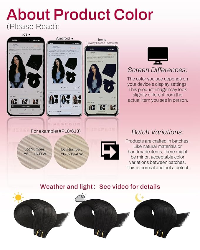 Moresoo Natural Black Clip in Hair Extensions Straight Natural Black Human Hair Clip in Extensions Remy Human Hair Long for Women Double Weft 80g/5pcs 16 inch