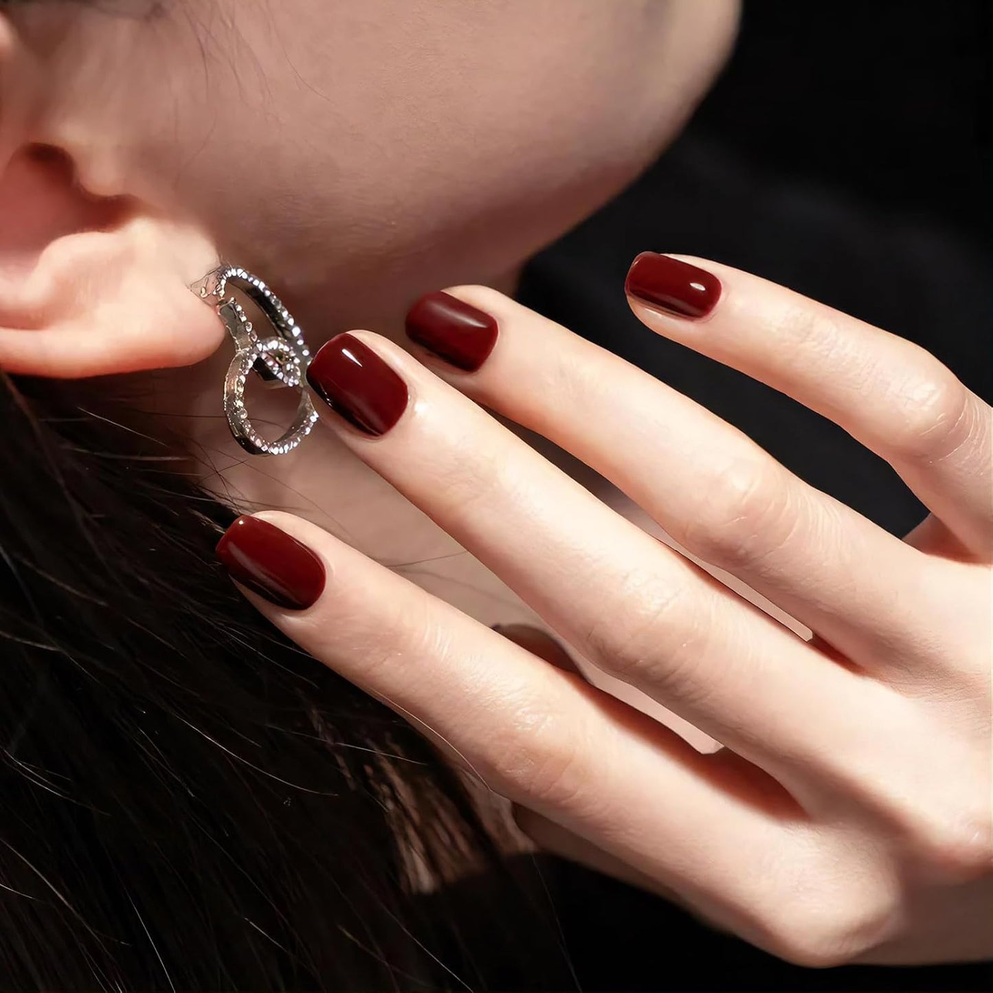 Major Dijit Quick Dry Nail Polish Cherry Summer Nail Lacquer for Nail Art Regular Nail Polish 0.41 fl oz.