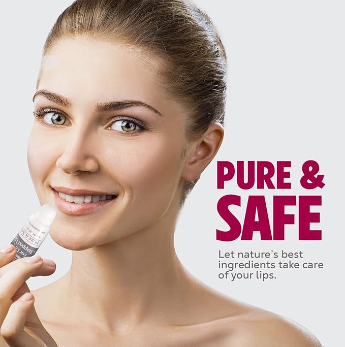 Organic Lanolin Lip Balm - Natural Moisturizer for Dry, Cracked Lips - Ultra-Pure Medical Grade Lanolin & Jojoba Oil - Kosher Chapstick for All Ages - Hydrating Lip Care