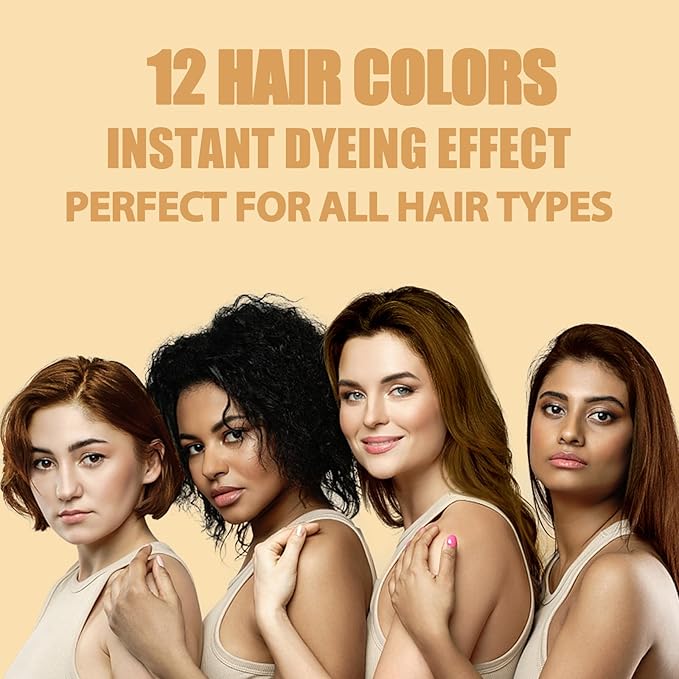 Natural Coffee Hair Color Shampoo 500ml | Upgrade Formula, 3-IN-1 Herbal Hair Coloring Shampoo, Hair Nourishing & Dyeing for Men Women, 100% Hair Color Coverage for All Hair Types 17.6 Fl Oz (Coffee)