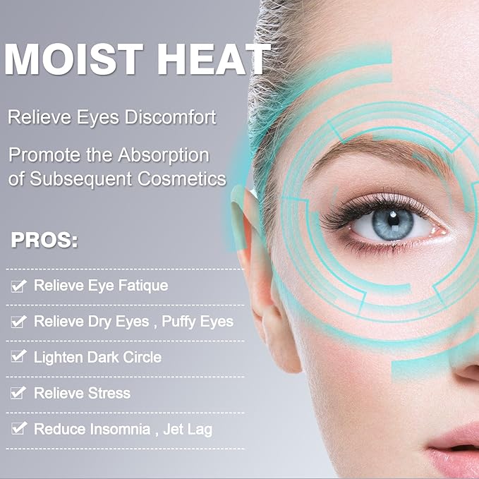 30PCS Steam Eye Mask, Unscented, Travel Bag, Self-Heating Eye Mask, Eye SPA Mask, Relieve Eye Strain Fatique, Dark Circles,Puffiness-Barbie Pink(30pcs)…