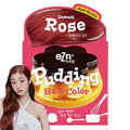 eZn Pudding Hair Dye, Ammonia-Free, Semi-Permanent DIY Korean Hair Dye Color with Keratin (Damask Rose)
