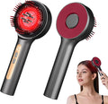 Electric Scalp Massager, 3-in-1 Hair Oil Applicator & Cordless Electric Head Massager, IPX7 Waterproof, Portable Scalp Brush for Home & Travel, Grey