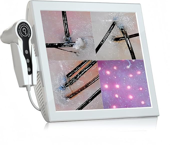 Professional 15-Inch Scalp Camera for Beauty Salons – High-Resolution Hair and Scalp Analysis Device with Image Storage, Easy Assembly, Durable Build, Ideal for Client Consultations & Head Spa