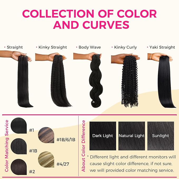Lashey Seamless Clip in Hair Extensions Human Hair 130g 18 Inch 9pcs #1 Jet Black Light Yaki Straight Full Pack Clip in Hair Extensions for Women