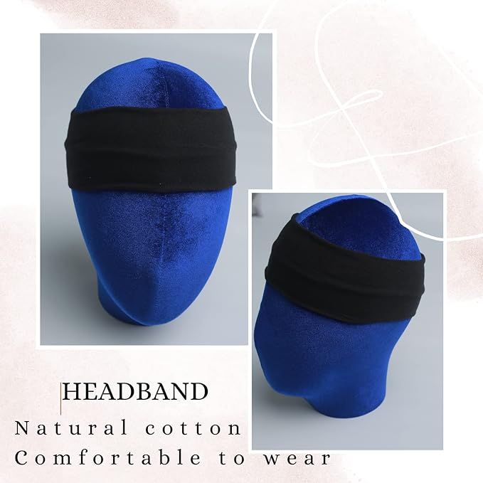 6 Pcs Headbands for Women Hair Cotton Headband for Tie Dye Party Supplies, Non-slip Stretchy Elastic Head Wrap Holder Hair Accessories Multi Color