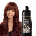 Fvquhvo Brown Hair Dye Shampoo, Instant Hair Color for Women Men, Colors in Minutes, Long Lasting Coconut Dye Shampoo, Easy to Use 16.90 Fl Oz