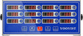 Precision Kitchen Timers for Cooking – 12 Channel Commercial Kitchen Timer Restaurant Kitchen Supplies – Stainless Steel Digital LED Chef Cooking Timer – Reminder Function, Loud Alarm, Blue