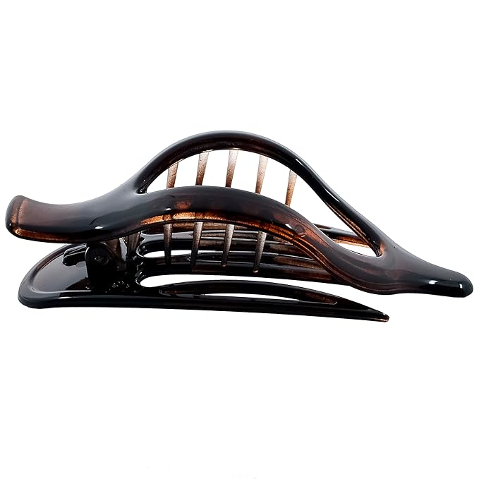 Camila Paris CP2388-CP2372 French Hair Clips, Large Side Slide Hair Clips for Volume Hair, Strong Hold, Girls Hair Claw Clips for Women, Durable Styling Girls Hair Accessories, Made In France