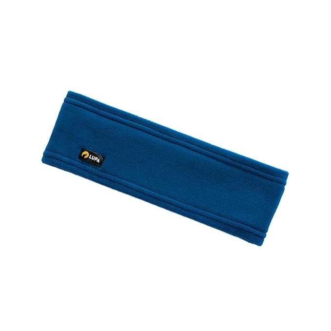 Lupa Handmade Unisex Triple-Layer Micro Fleece Headband - Headband Ear Warmer - Ear Warmers for Women & Men - Ears Cover (Sapphire.)