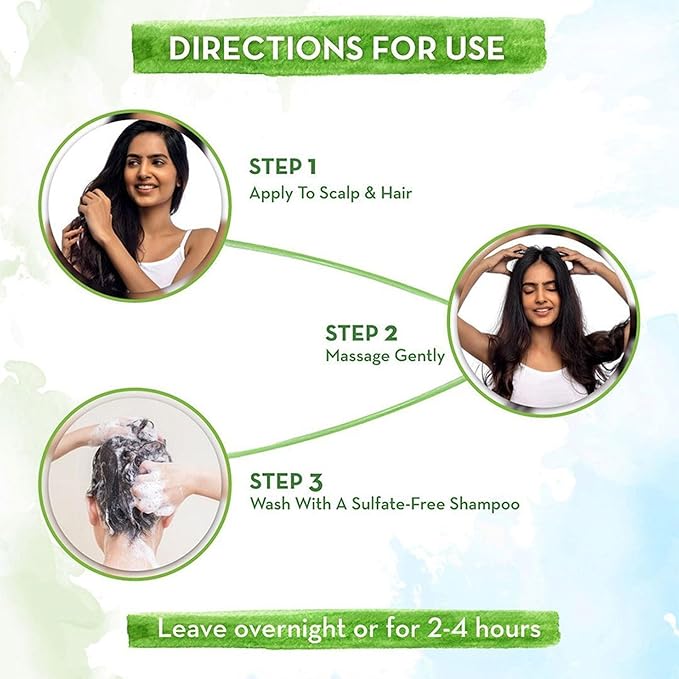 MAMAEARTH Onion Hair Oil with Onion Oil & Redensyl 6.76 Fl Oz (200ml)