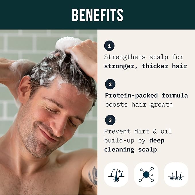 CARDON Hair Growth Set - Strengthening Shampoo and Conditioner for Men, Boost Hair Growth and Prevent Thinning, Korean Haircare for Healthy Scalp and Deep Conditioning (2 Bottles)