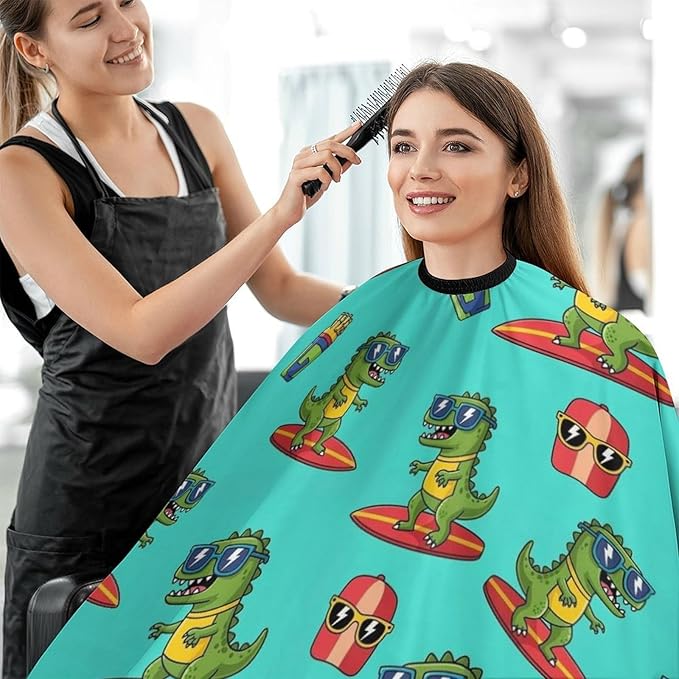 Barber Cape Waterproof Lining Anti Static Design for Salons/Home Use