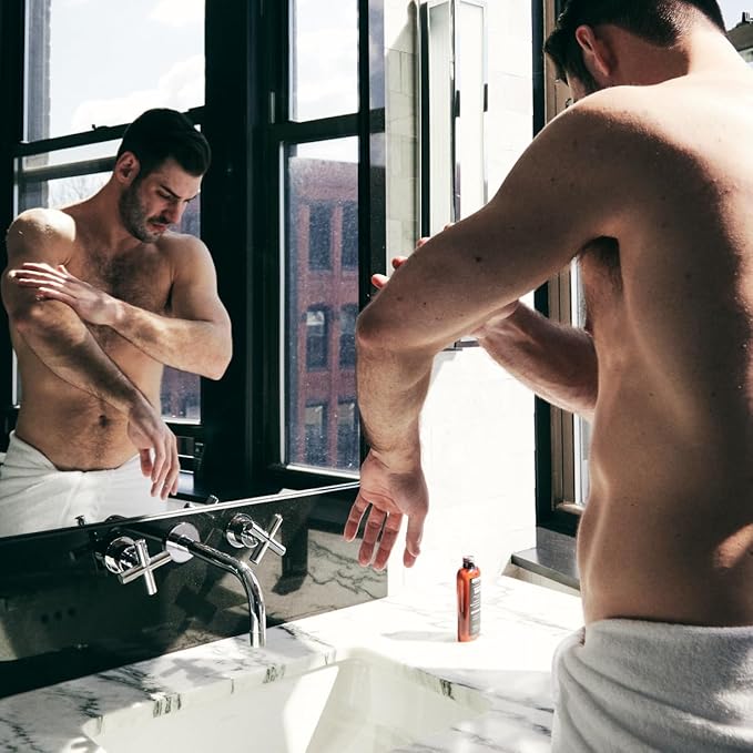 Brickell Men's Deep Moisture Body Lotion for Men, Natural and Organic Protects and Hydrates Dry Skin, 8 Ounce, Unscented