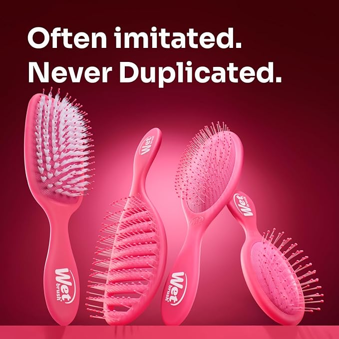 Wet Brush Original Detangler Hair Brush, Flag Up (Artful Ace) - Ultra-Soft IntelliFlex Bristles - Detangling Brush Glides Through Tangles For All Hair Types (Wet Dry & Damaged Hair) - Women & Men