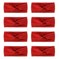 DRESHOW Headbands for Women Girls Vintage Headband Knotted Headwraps Criss Cross Hair Bands Accessories