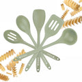 Starpack 'Stir & Serve' Silicone Cooking Utensils Set (5 Pcs) - Kitchen Utensils Set Heat Resistant to 600°F - Kitchen Utensils for Nonstick Cookware - Silicone Utensil Set for Mixing & Cooking