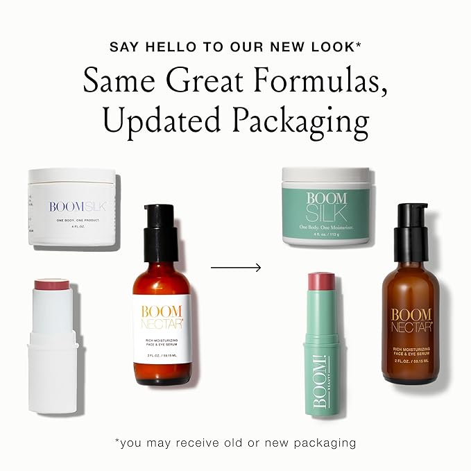 BOOM! by Cindy Joseph Boomstick Rose Nude ® + Boomstick Color ™ - Buildable Lip & Cheek Tint Makeup Sticks, Cream Blush Stick & Clean Beauty Formula Cosmetics