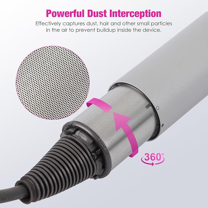Inner Filter Mesh Compatible with Dyson Supersonic Hair Dryer HD01 HD03 HD08 Models, Metal Build-in Net Mesh Strainer Cover Attachments Part