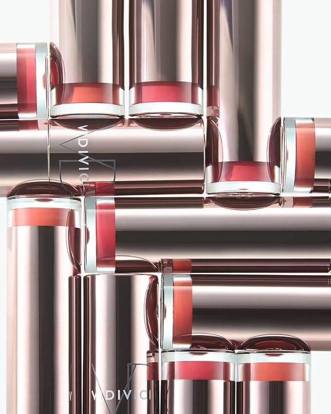 VIDIVICI Millennial Tint Glit - Transfer Proof Moisture Korean Lip Tint with Long-Lasting Color, Lightweight Water Jelly Texture, Hydrating & Smudge-Free Lip Stain, 0.13oz (09 SALTED PEACH)