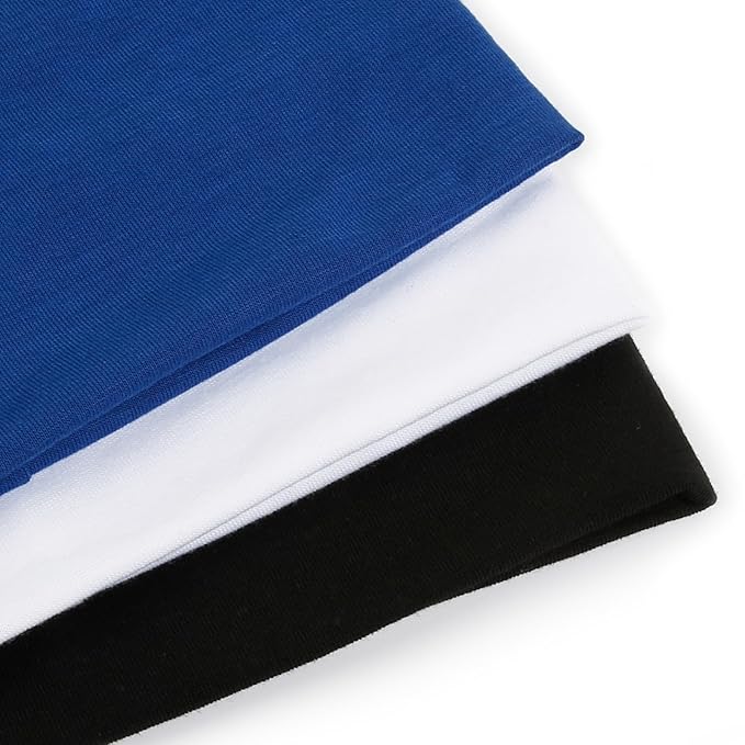 Huachi Wide Headbands for Women Non Slip Thick Womens Headbands Boho Elastic Hair Bands for Women's Hair Stretchy Sweat Headband for Workout Running Working