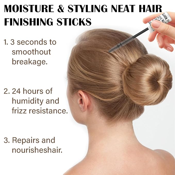 Behavior Frizz & Flyaway Hair Taming Wand – Lightweight Gel Control Stick for Smooth, Sleek Hair, Anti-Frizz Styling, 0.24 oz (1)
